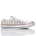 White Studded Converse Ox